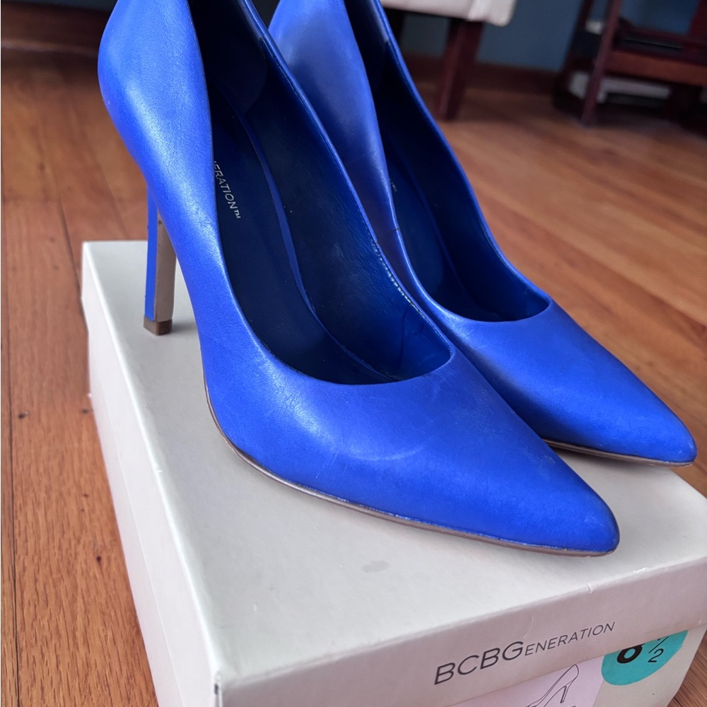 BCBGeneration Royal Blue Pointed-Toe Stiletto Pumps